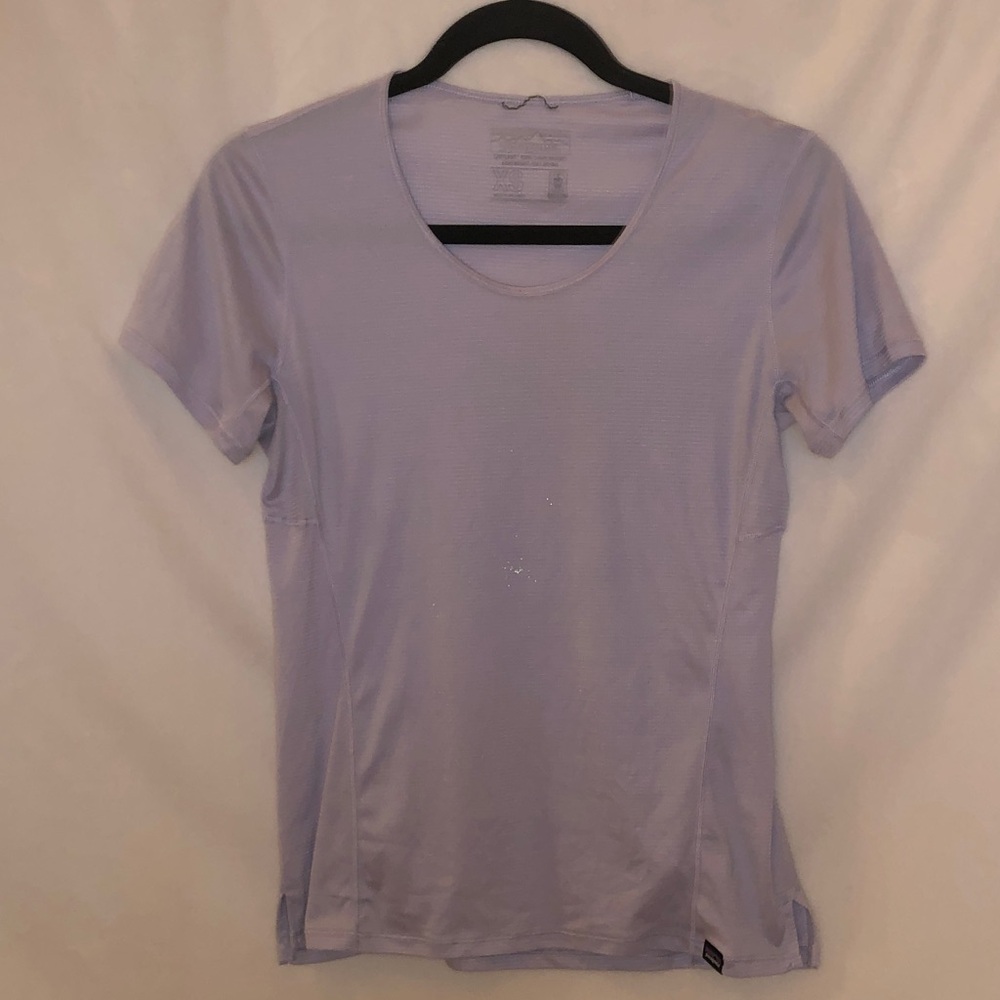 Patagonia Light Purple Short Sleeve Tee